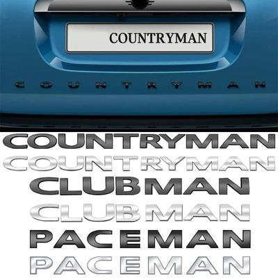 Accesorios para coche, emblema de letras, pegatina para carrocería de maletero trasero para MI + NI Cooper S R60 F60 Countryman JCW Clubman Paceman
