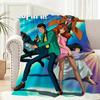 Lupin the Third anime Throw Lightweight 240g Flannel Blanket Soft Skin-friendly for Summer Cooling
