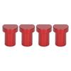 4PCS Woodworking Desktop Limit Blocks Multifunctional Workbench Peg Brake Stops 20mm Diameter Red
