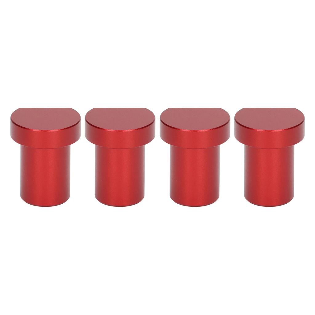 4PCS Woodworking Desktop Limit Blocks Multifunctional Workbench Peg Brake Stops 20mm Diameter Red