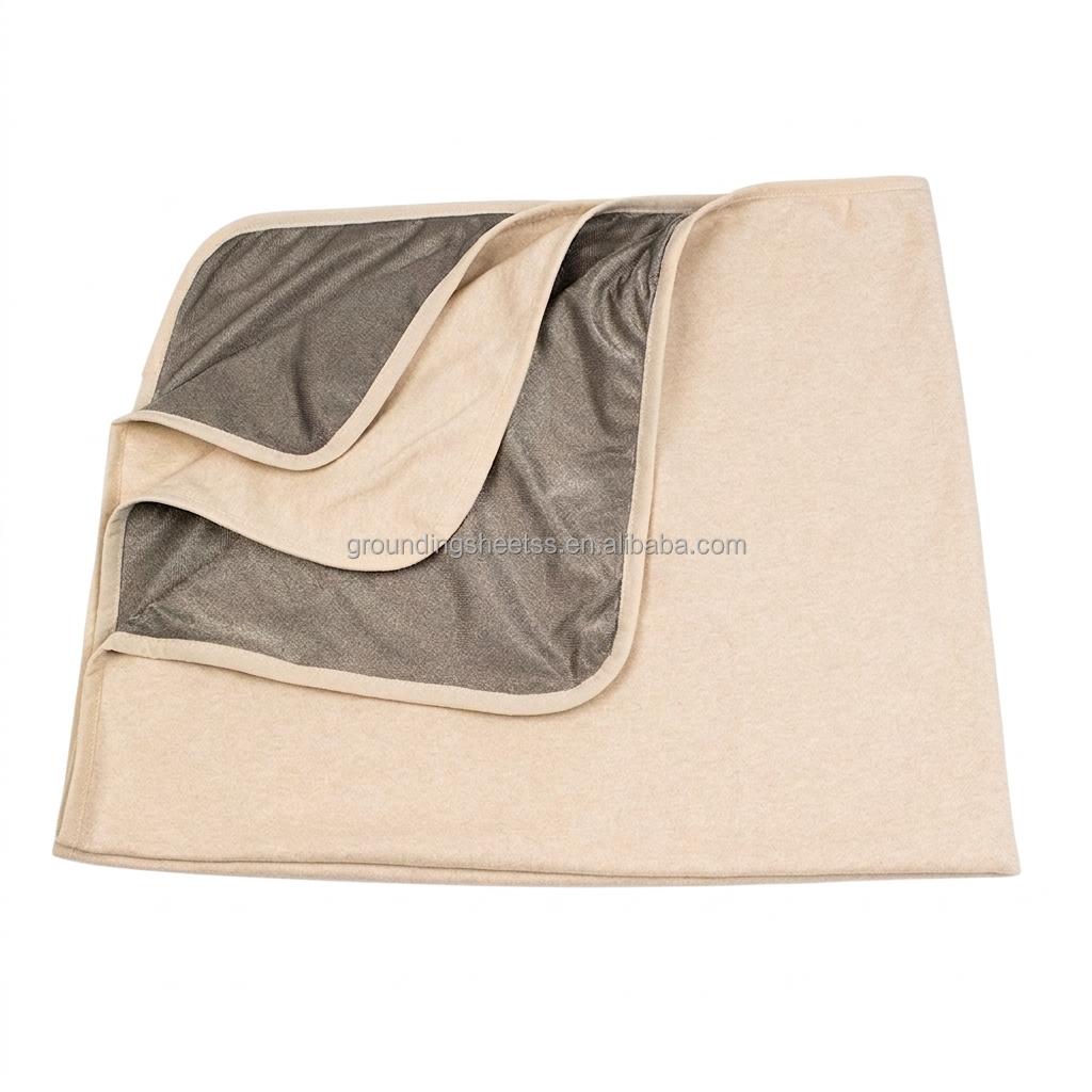 Dual Sided EMF Shield Blanket: 100% Silver Fiber Technology + Natural Cotton Comfort 75X90cm