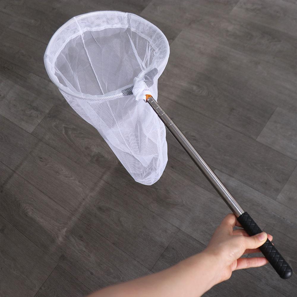 Extendable Telescopic Insect Net Stainless Steel Fishing Mesh Net  Outdoor Garden