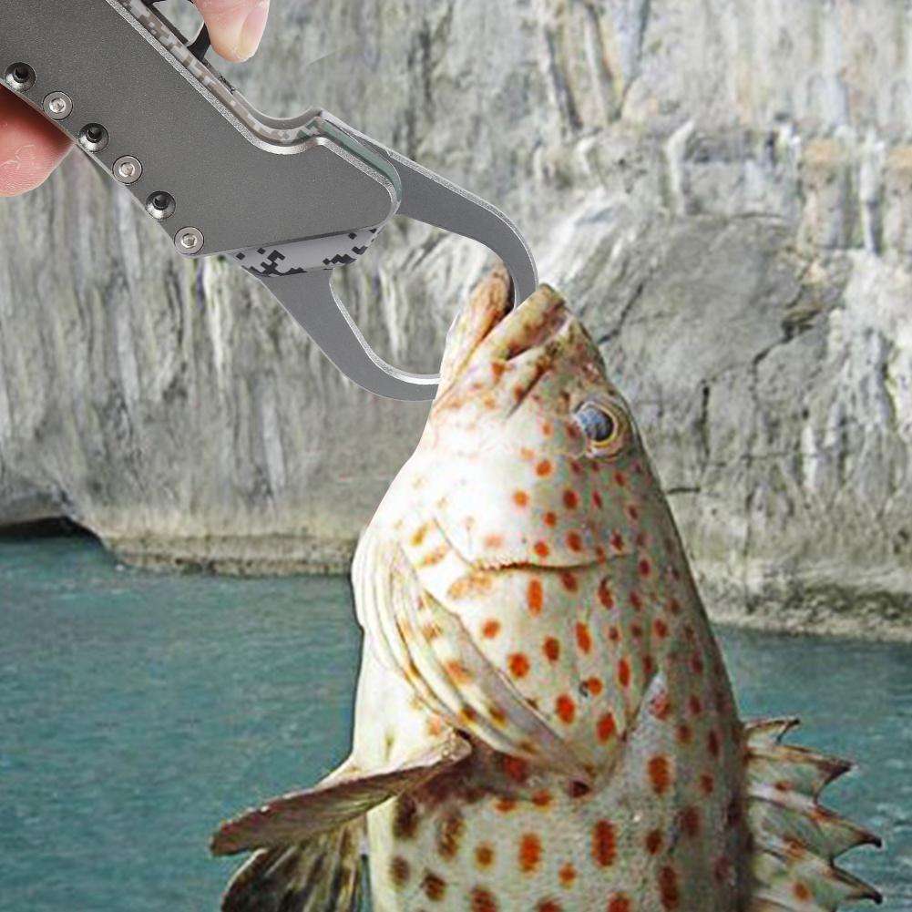 Outdoor Multifunctional Folding Aluminum Alloy Lure Fishing Pliers Fish Controller Tong Set