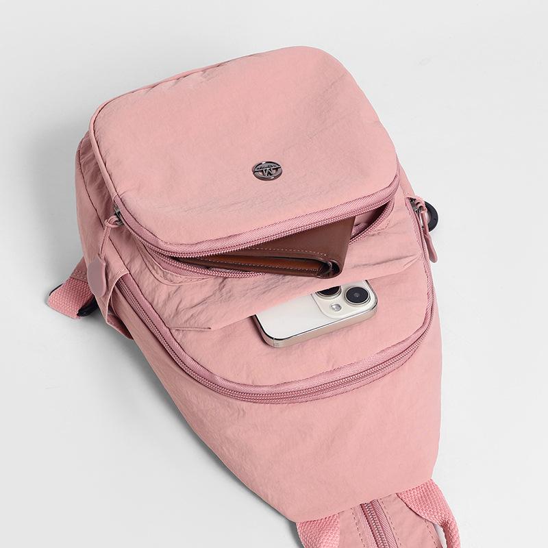 Backpack Lightweight Multi-functional Simple Commuting Crossbody Bag Casual Large Capacity Chest Bag