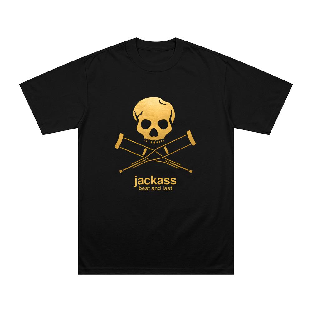 

Jackass Best and Last Fashion Mens Logo Graphic Printed T Shirts Fashion Classic Tee Cotton Comfortable Unisex Tops XS