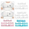 8x T Shirt Ruler Guide Portable Set Alignment Tool for All Sizes T Shirts Vinyl Placement Hot Press Craft Sewing Supplies Adults