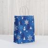 Cartoon Christmas Gift Bags: Holiday Party Kraft Paper Tote for Candy and Gifts