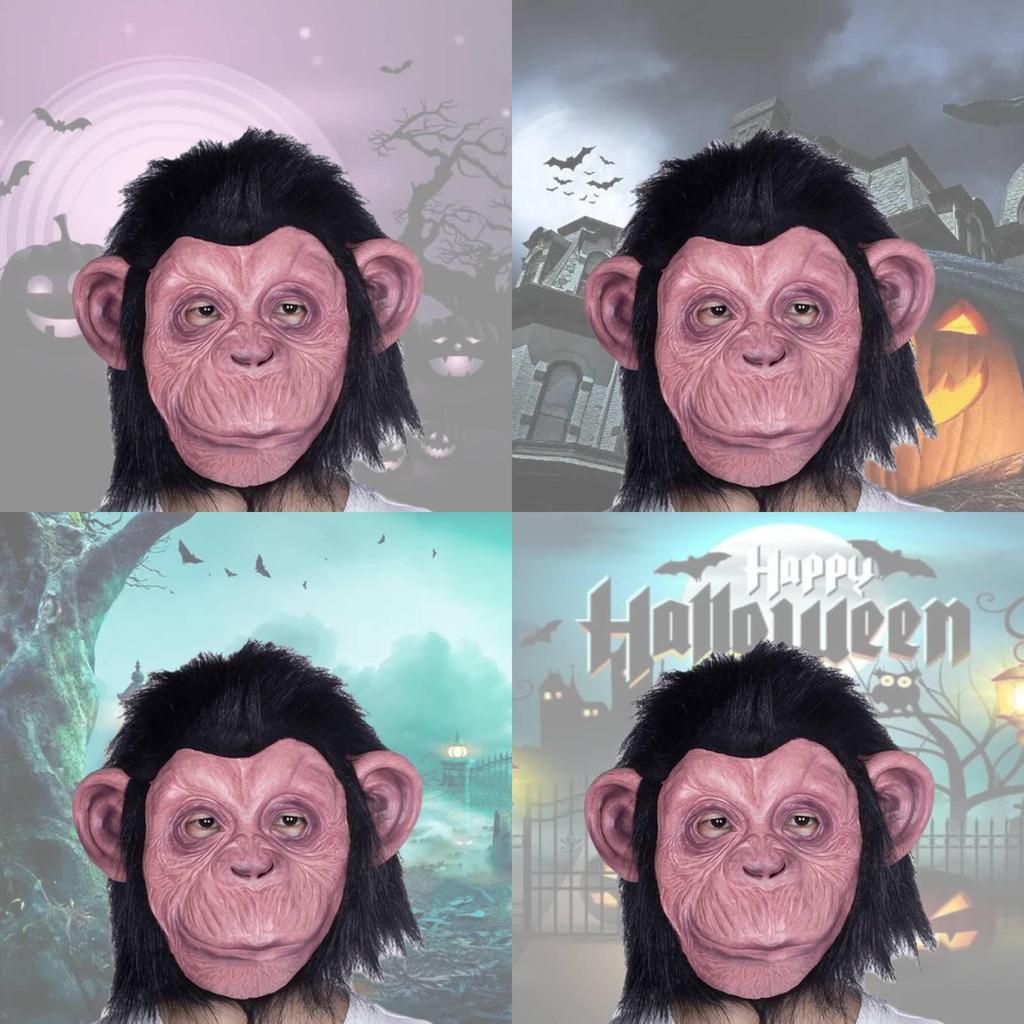 Realistic Latex Monkey King Mask For Halloween And Costume Parties Scary Gorilla Design