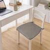 Summer Woven Rattan Seat Cushion, Square Office Dining Chair Mat with Ties, Anti-slip Breathable Handmade Cooling Sitting Pad