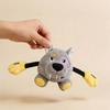 Dog Toy Plush Chewable Companion for Sleep with Sound Effect. Fun Gadget To Relieve Boredom. Doggy Pet Supplies.