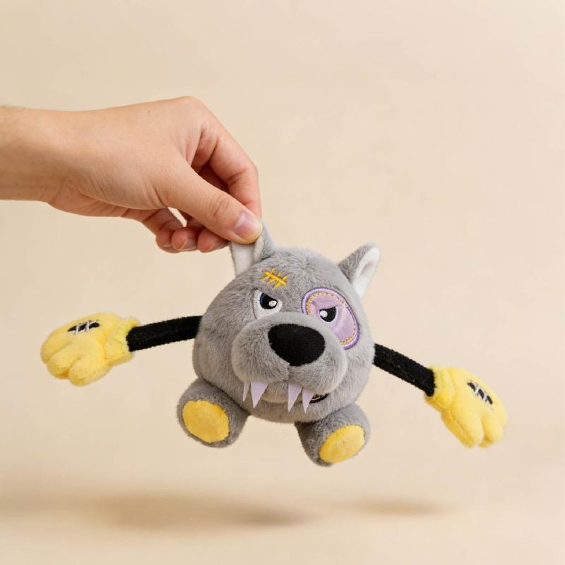 Dog Toy Plush Chewable Companion for Sleep with Sound Effect. Fun Gadget To Relieve Boredom. Doggy Pet Supplies.