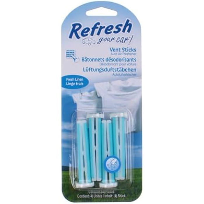 Ambianceur - AC RYC - Lino frais - 4 bâtons - Parfum longue durée - Pour voiture