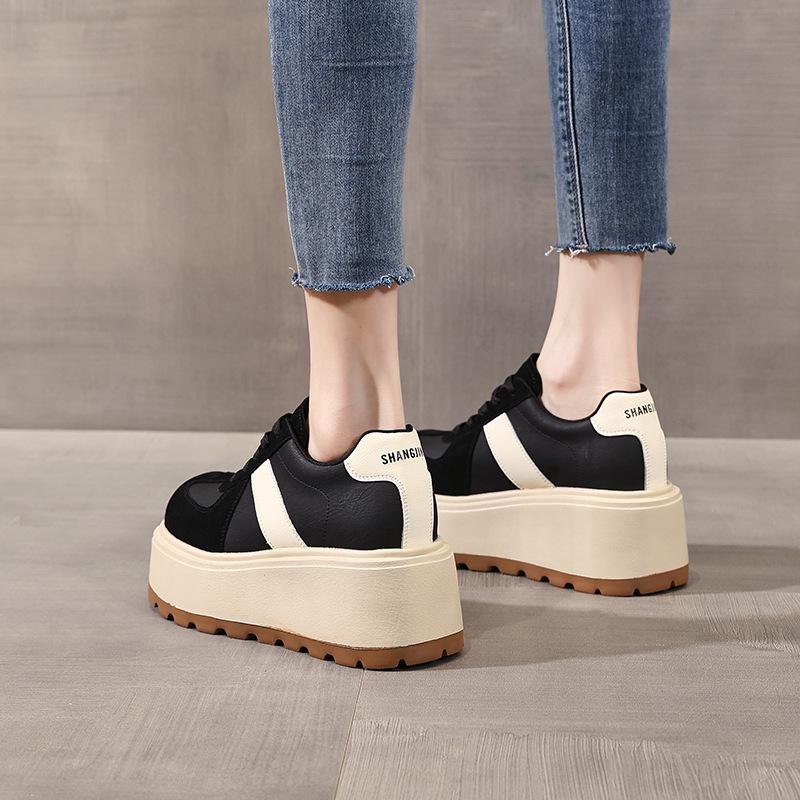 Thick-Soled Women's Platform Casual Sneakers - 2025 Autumn Chunky Soft Sole Trainers