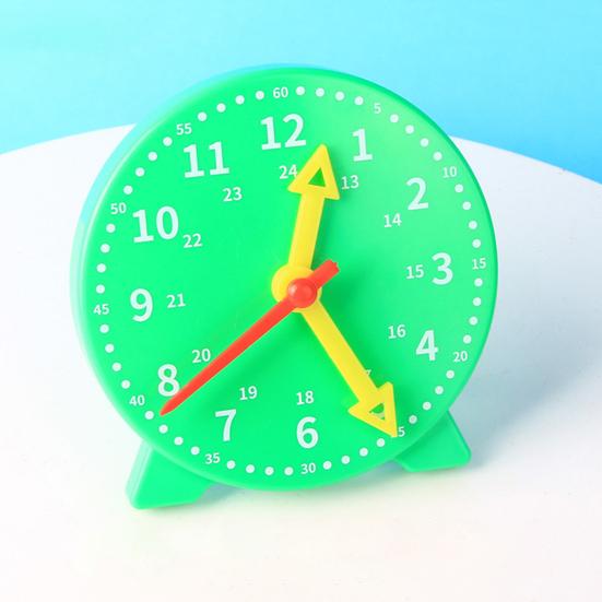 Clock Toys Hand-eye Coordination Concentration Teaching Aids Three-needle Early Preschool Teaching