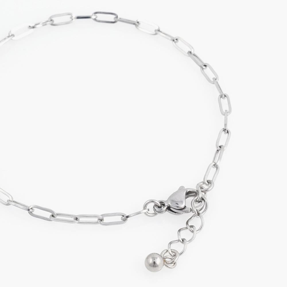 Jbans Classic 06 Surgical Steel Slim Chain Bracelet (C2401Ac1080_Sv)