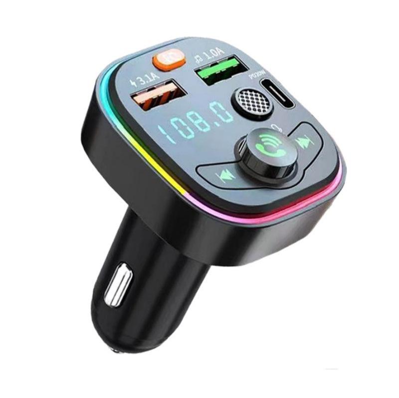 Q7 Q9 Q10 Q6 Car Bluetooth MP3 Player with Hands-Free PD Fast Charging and USB Drive Compatibility
