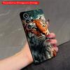 2DFlat Samsung Phone Case Rainy Tiger Portrait Phone Case Applicable To Galaxy S23 S24 S25ULTRA S26 A12 A14 A15 A16 A54 A55