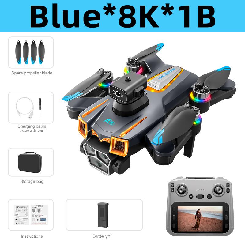 Genuine Drone A19 Pro 8K Professional HD Dual Camera Photography Brushless Foldable Quadcopter 5G GPS RC Distance 360°Obstacle Avoidance Drones Toys