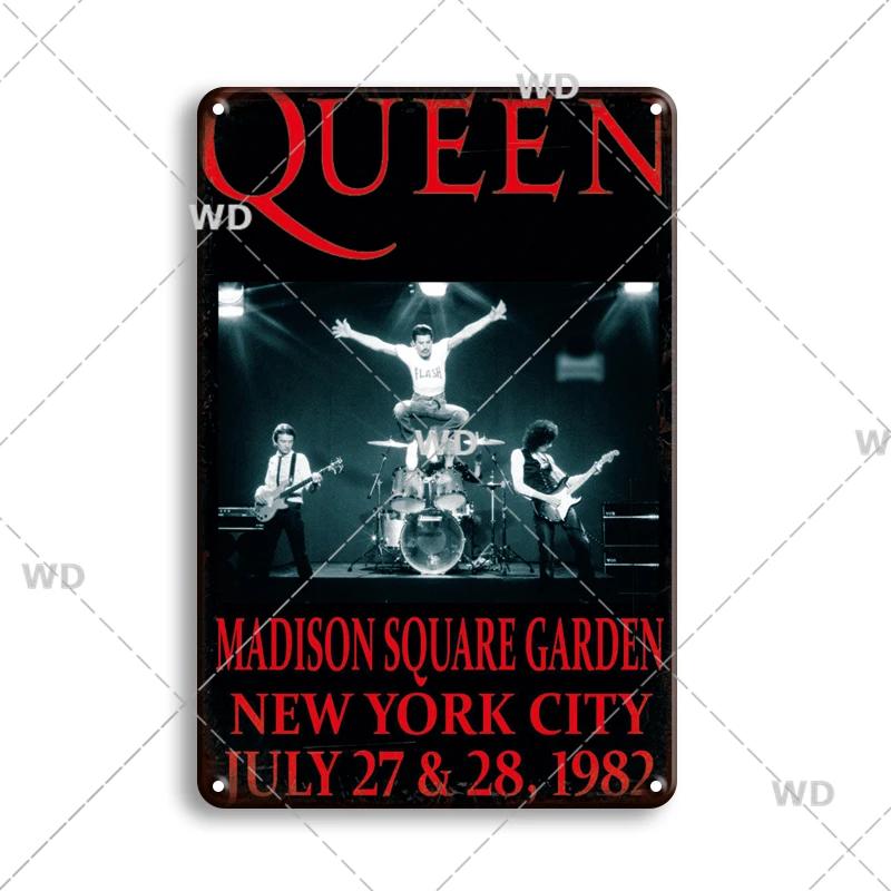 Retro Famous Rock Band Tin Sign Singer Poster Metal Plaque Vintage Metal Plate For Coffee Bar Pub Man Cave Room Home Wall Decor