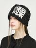THE GREATEST Rose Beanie Black