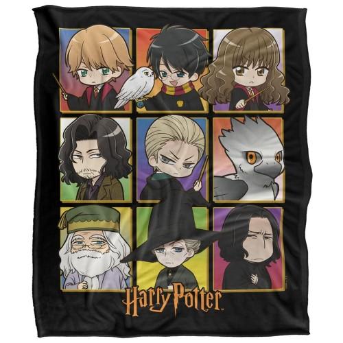 HARRY POTTER Anime Character Collage Blanket