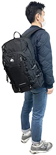 Logos Spark Large Daypack, Backpack, Large Capacity, Black, Free Size