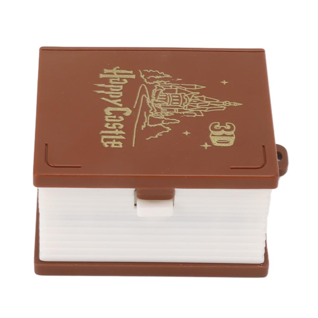 Dinosaur Sammenleggbar 3D Stereo Bok Nøkkelring Mini Sammenleggbar 3D Bok Nøkkelring for Dekorering