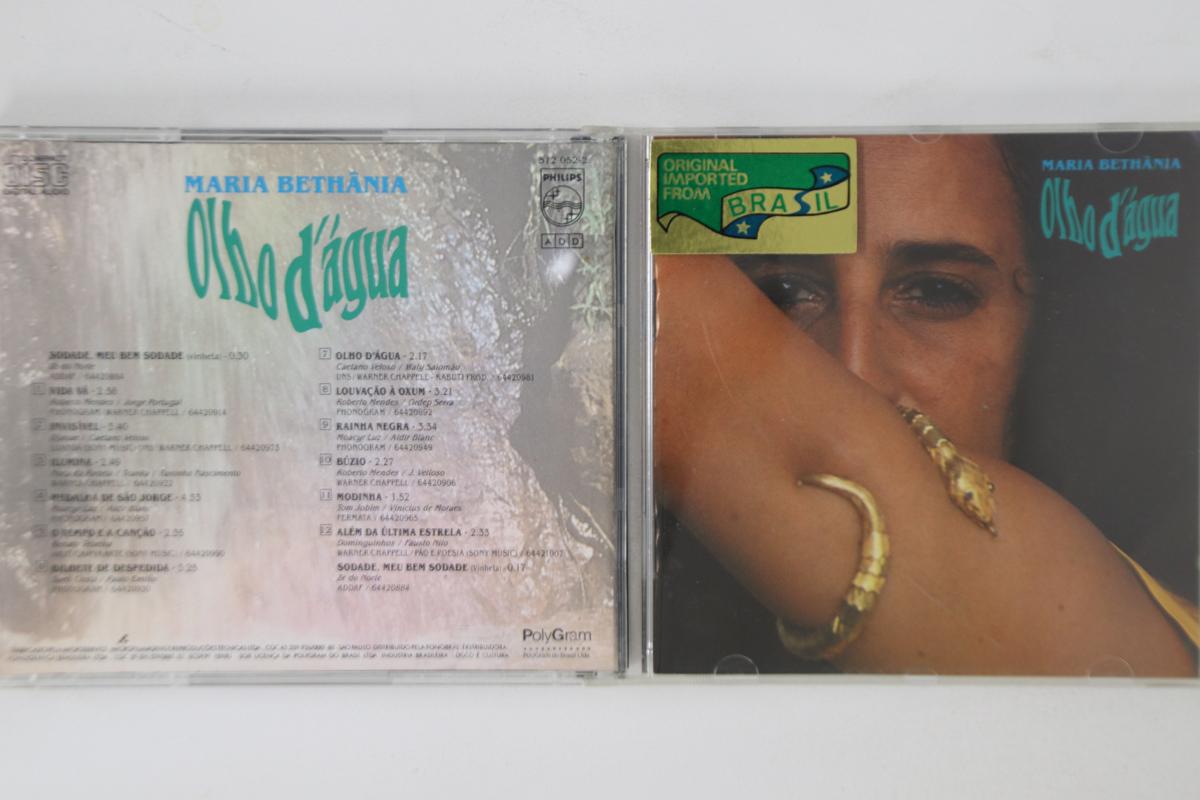 

CD MARIA BETHANIA - Olho D agua 5120522 PHILIPS 1992 Brazil Latin Used