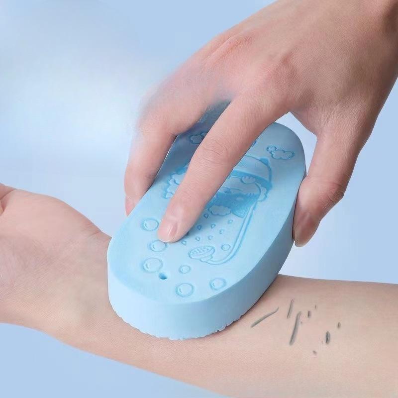 Kinder Cartoon Badeschwamm, Ein hautfreundliches Schrubbwerkzeug, Ein süßer Radierer zum gründlichen Schrubben und Staubentfernen