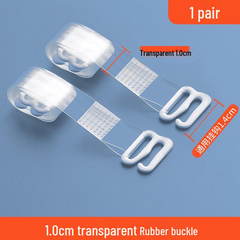 Transparent Non-Slip Bra Straps: Seamless, Invisible, Replaceable, Non-Binding Shoulder Straps