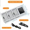 3-Way Battery Charger Manager For Mini 3/Mini 3 Pro Charging Hub Battery Charging Butler For DJI Mini 4 Pro  Accessories