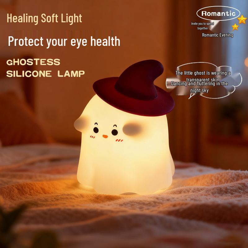 Magnetic Silicone Tap Lamp: Creative Night Light for Children's Bedroom