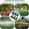 9pcs 360° Rotating Pop‑Up Automatic Lawn Spray Heads With G1/2 Female Thread Adjustable Coverage Range Lawn Sprinklers