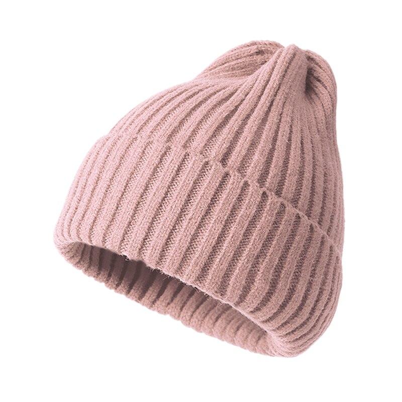 Damen Alltags-Beanie Winter Weich Warm Wintermütze Häkeln Skimütze Schlafmützen Skull Cap Zopfmuster Beanie Mütze