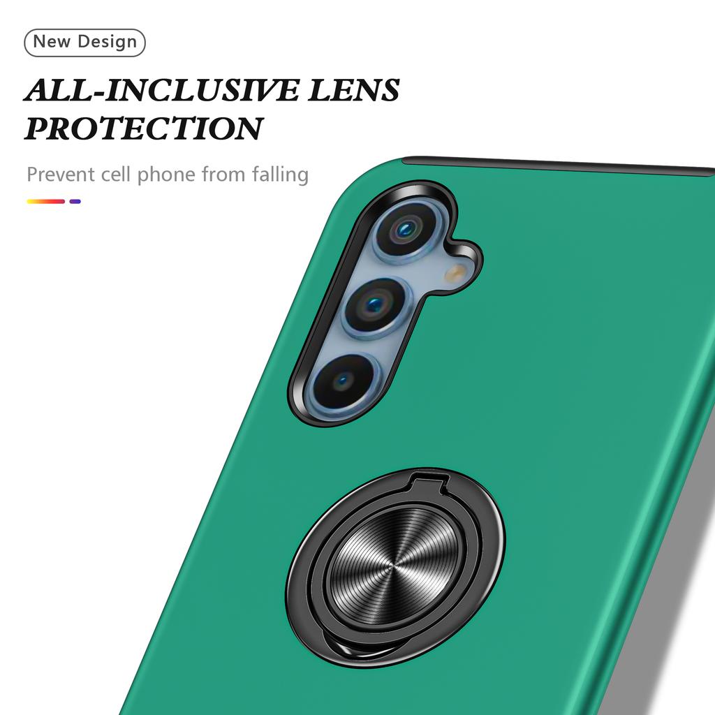 Pour Samsung Galaxy A55 5G Coque Ajustée PC+TPU Housse de Téléphone avec Béquille