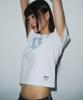 Ssobi -9 Do Gray Semi-Crop Short Sleeve Tee