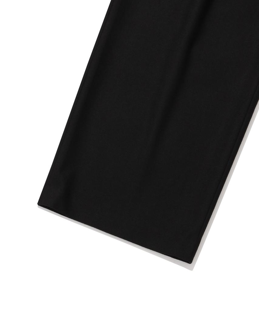 COVERNAT Peached Tr Double-Pleat Semi-Wide Fit Pants Black