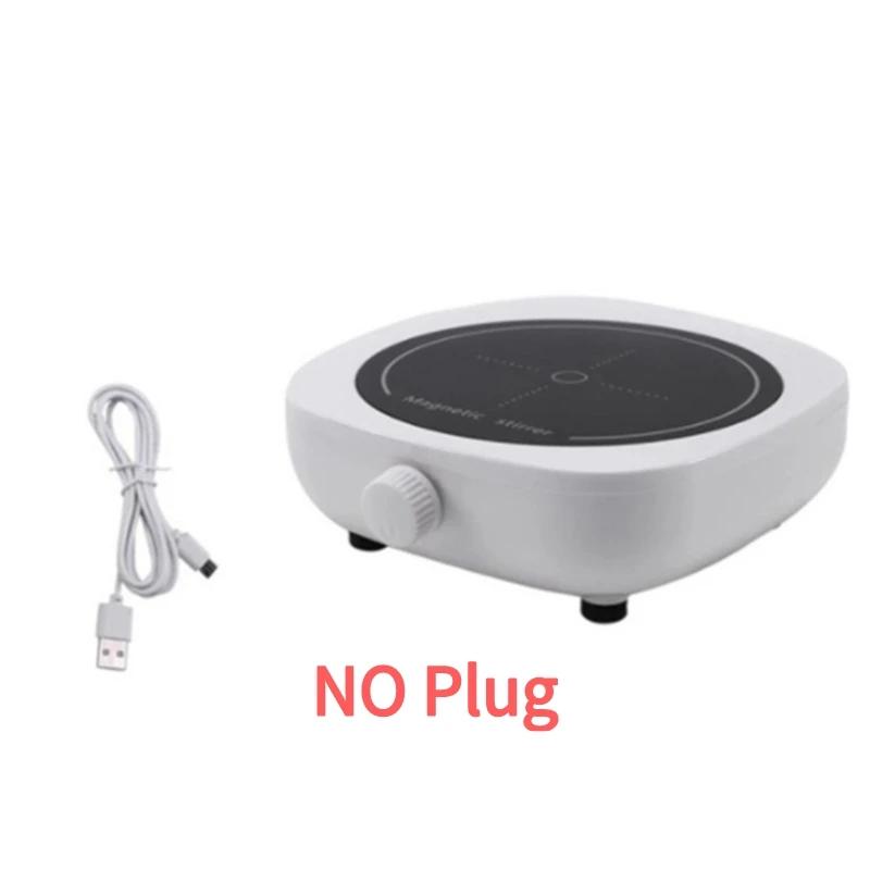 

For Baby Milk Powder Blender Magnetic Stirrer Mini Lab Stir Mixer Portable Stirrer Plate with Stir Bar 2L 4000RPM for Laboratory