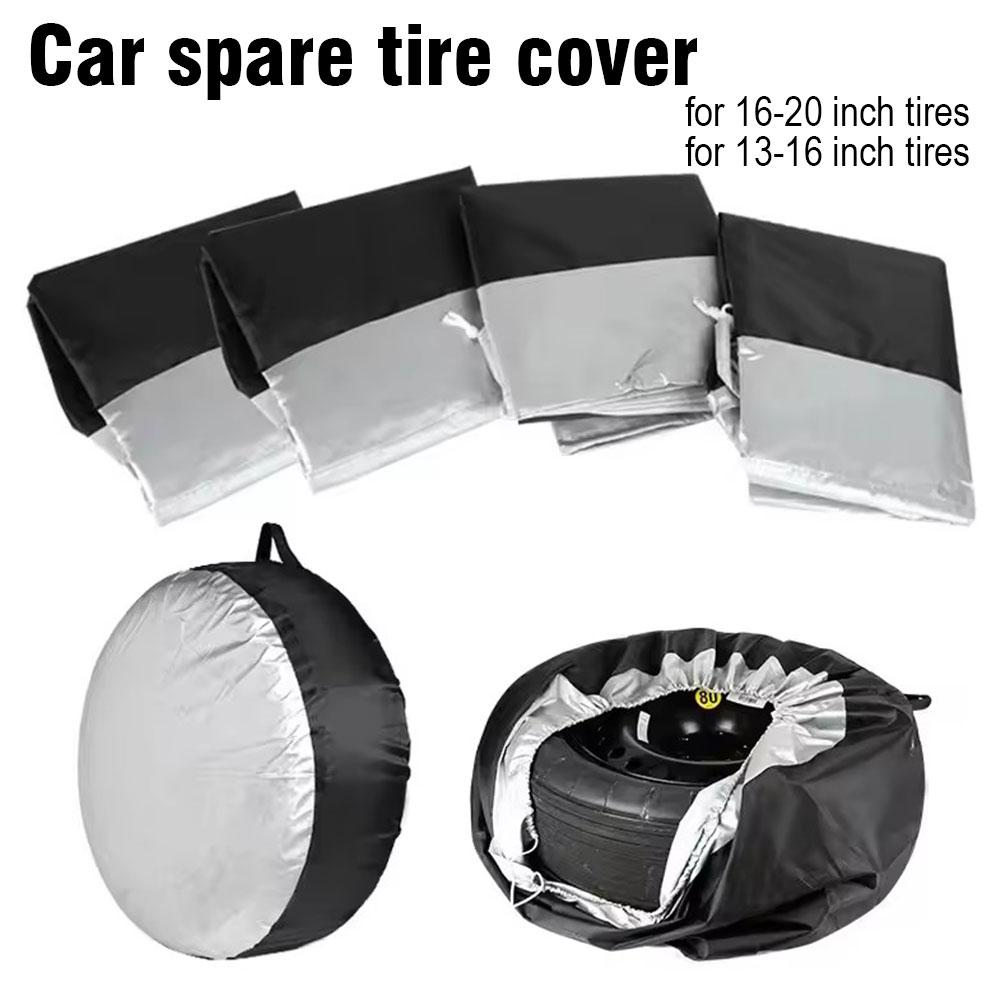 Tire Cover Tire Protective Cover Spare Tyre Anti Scratch Bag Wheel Cover Waterproof Car Tire Bag with Handle