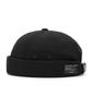 Eondeokeonteulol Cotton Brimless Cap Mold Cap / Twill Cotton / Black