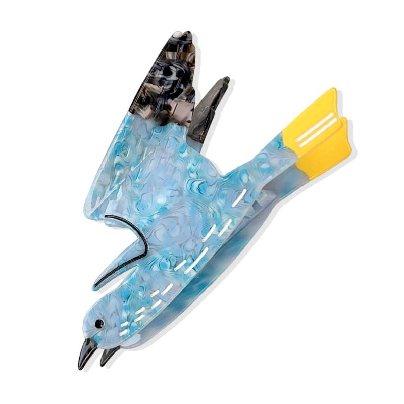  Fashionable Cartoon Bird Hair AccessoriesFriendly Acetate Big Hair Clip For Daily Use School Event Hairstyling