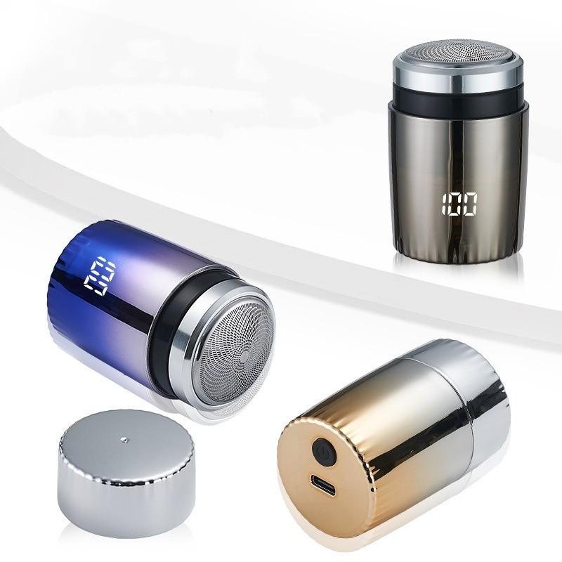 Usb Electric Shaver Rechargeable Waterproof Beard Trimmer Led Display Screen
