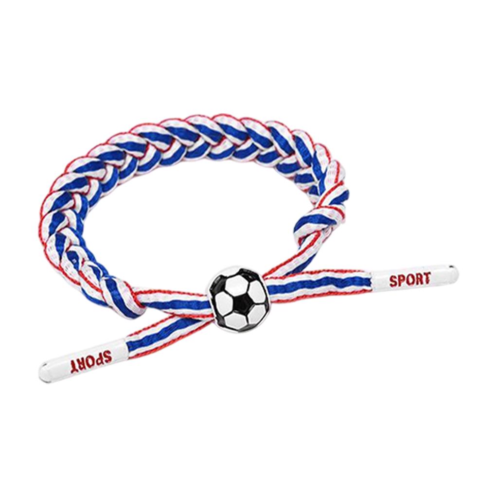 Football Star Woven Bracelet Souvenir