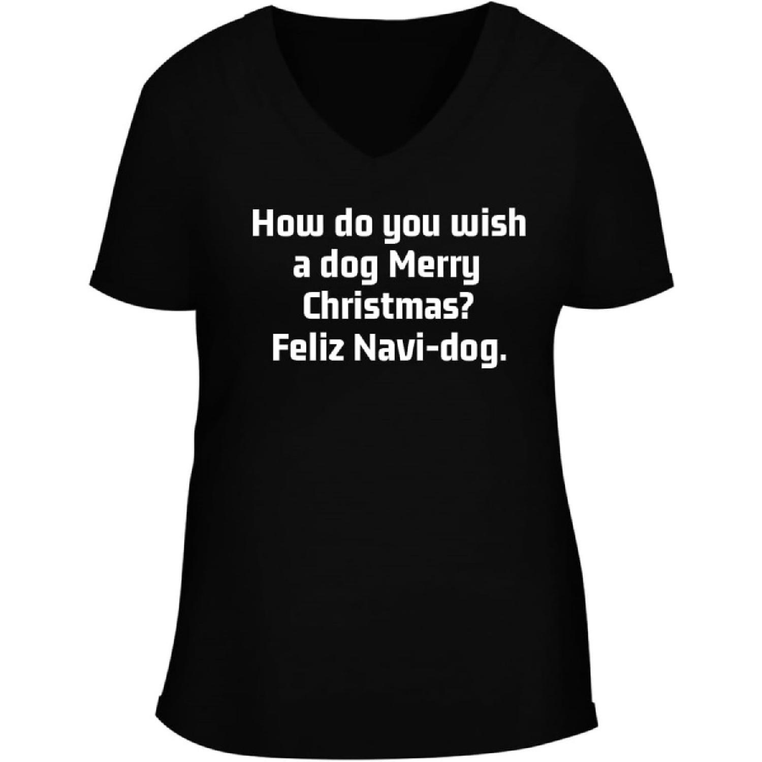 How do You Wish a Dog Merry Christmas_ Feliz Navi-Dog(1) XXXXXL разноцветный