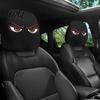 Headrest Cover for SUV Funny Car Covers Spooky Pattern Seat Polyester Protector Protector Universal Breathable Stretchy Interior Accessories