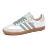 adidas Samba OG White Silver Green Women Sneakers Cloud-White Putty-Mauve ID0492