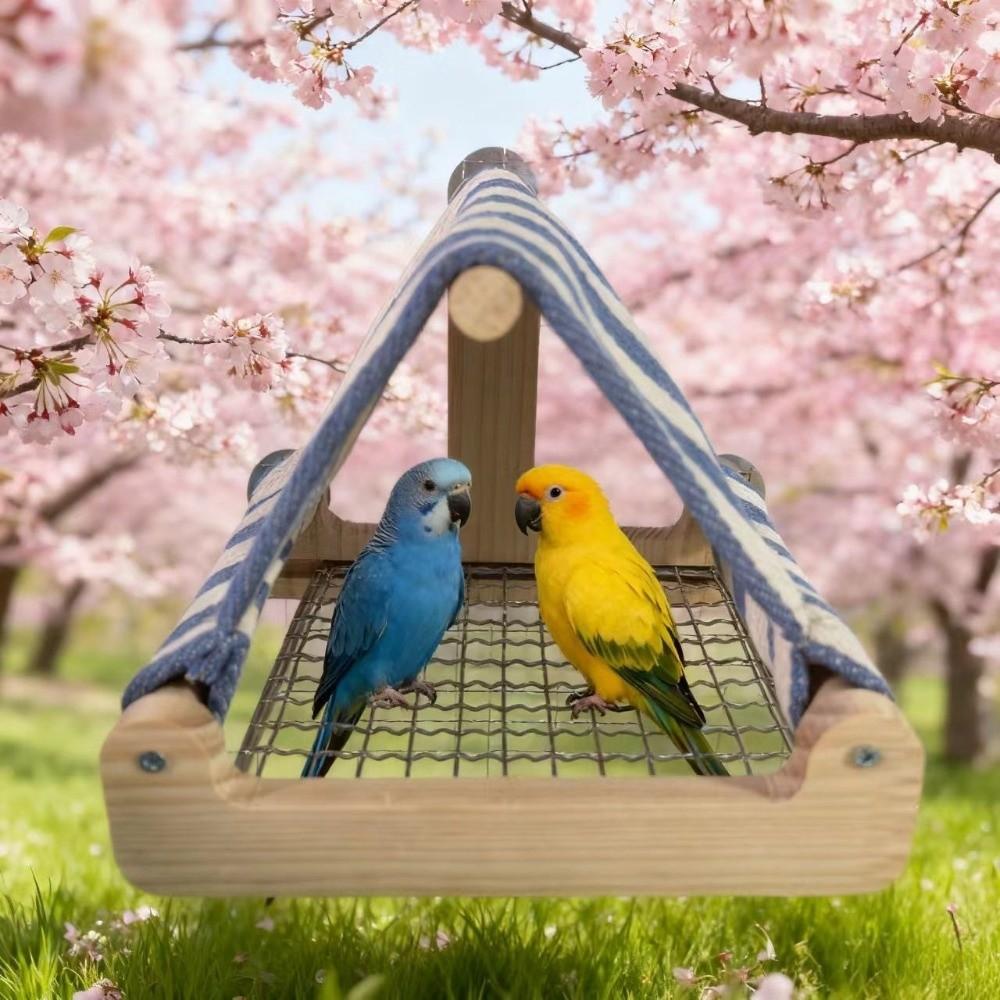 Breathable Bird Shelter Hanging Hanging Hammock Multi Functions Bird Nest House  Cage Accessories
