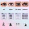 Individual Self-adhesive False Eyelashes DIY Segmented Eyelashes Bundles  Girls Makeup Tool