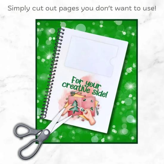 Christmas Gift Card Book Spiral-Bound Gift Cards Holder DIY Merry Christmas College Survival Kit for Students Graduation Gifts