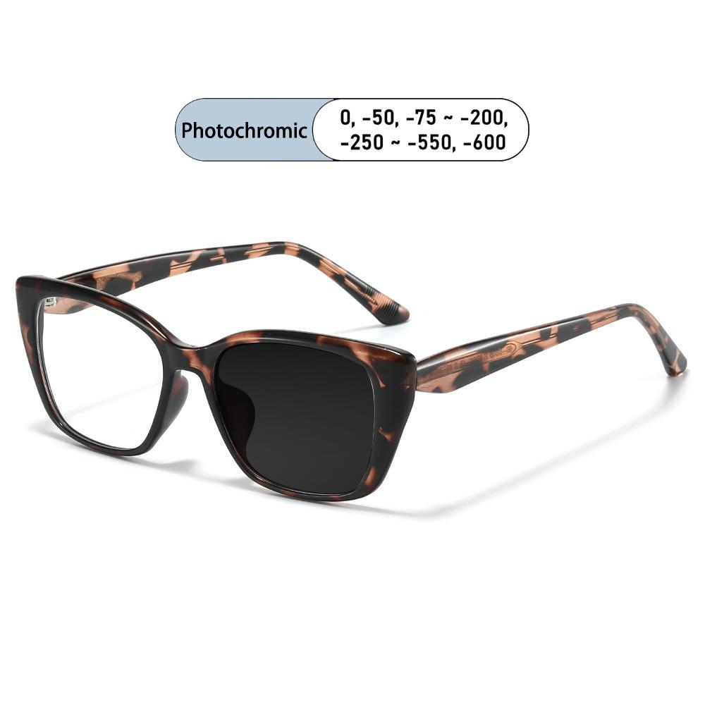Design Women Cat's Eye Frame Core Insert Legs Nearsighted Eyeglasses Prescription Nearsight Anti Blue Light Men Myopia Eyeglass